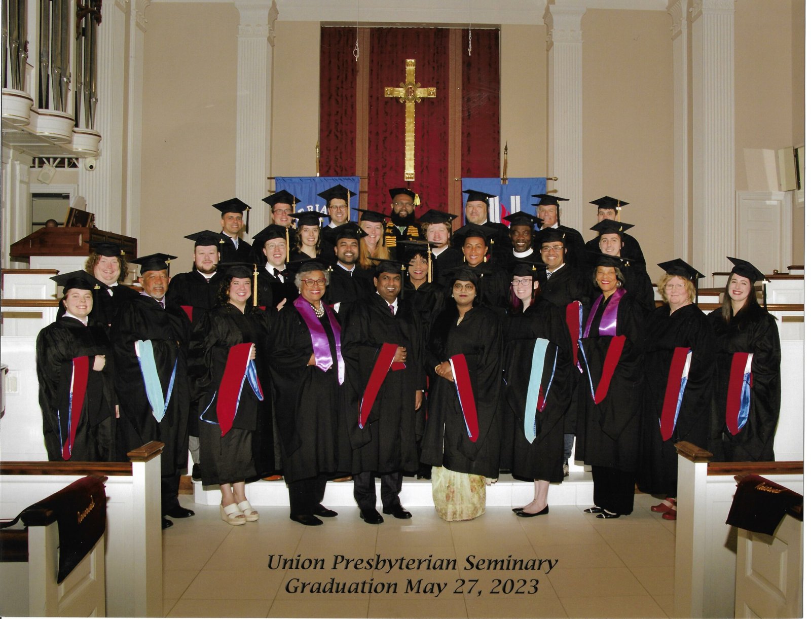 My graduation from the Th.M. from Union Presbyterian Seminary In Richmond, Va. On May 27, 2023